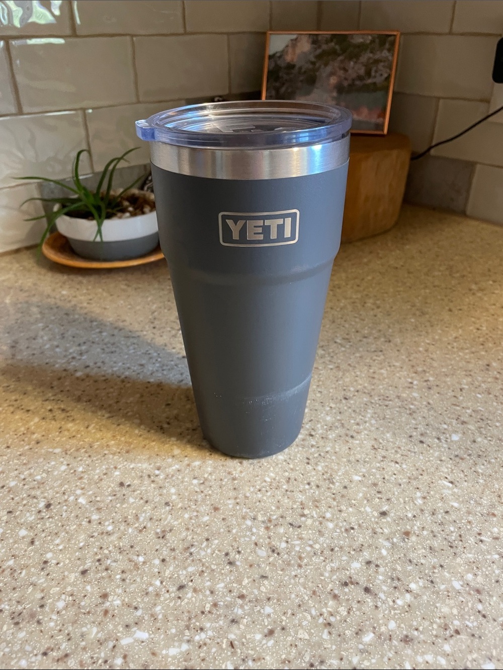 Yeti Insulated Tumbler in Dark Grey - 26oz